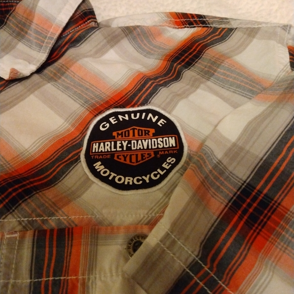 💛💙Harley Davidson short sleeve button up shirt. Size XXL.💙💛 - Picture 7 of 8